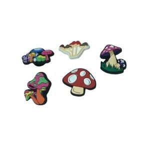 Mushroom jibbitz croc charms